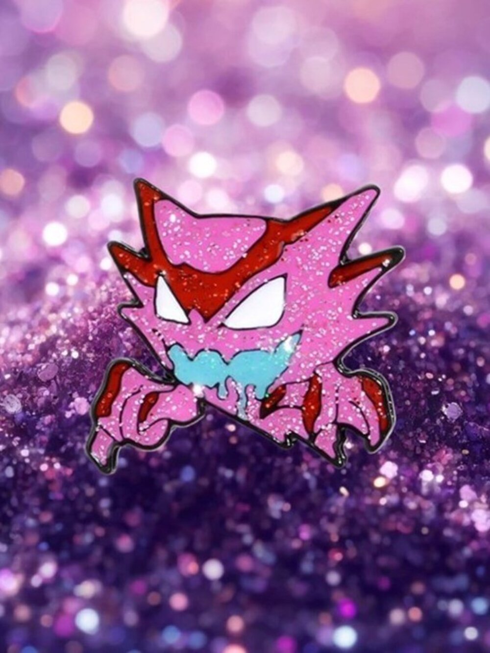 Glitter Haunter Pin: Pokémon Ghost Enamel Brooch - Picture 2 of 5